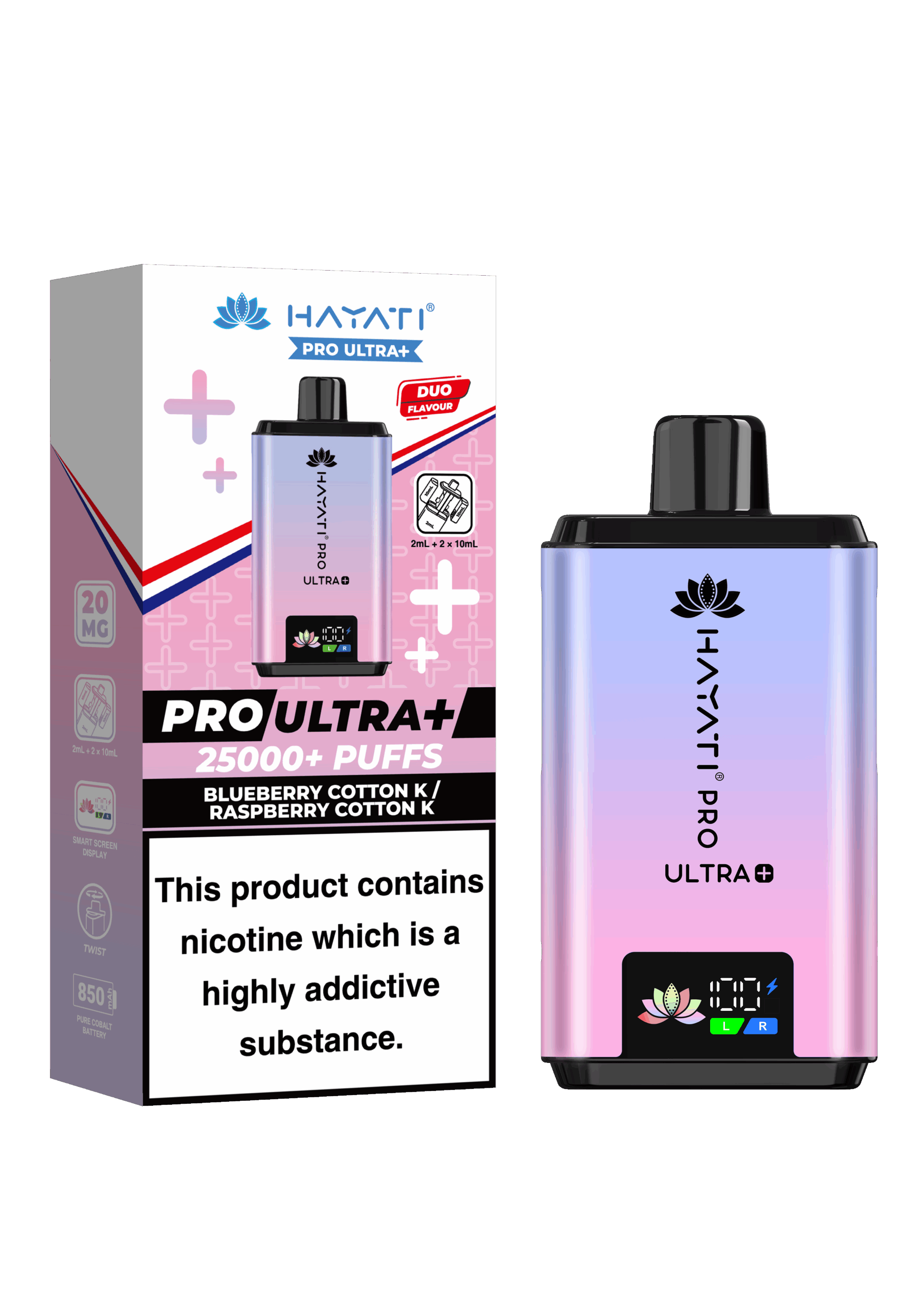 Hayati Pro Ultra Plus 25K Prefilled Vape Kit