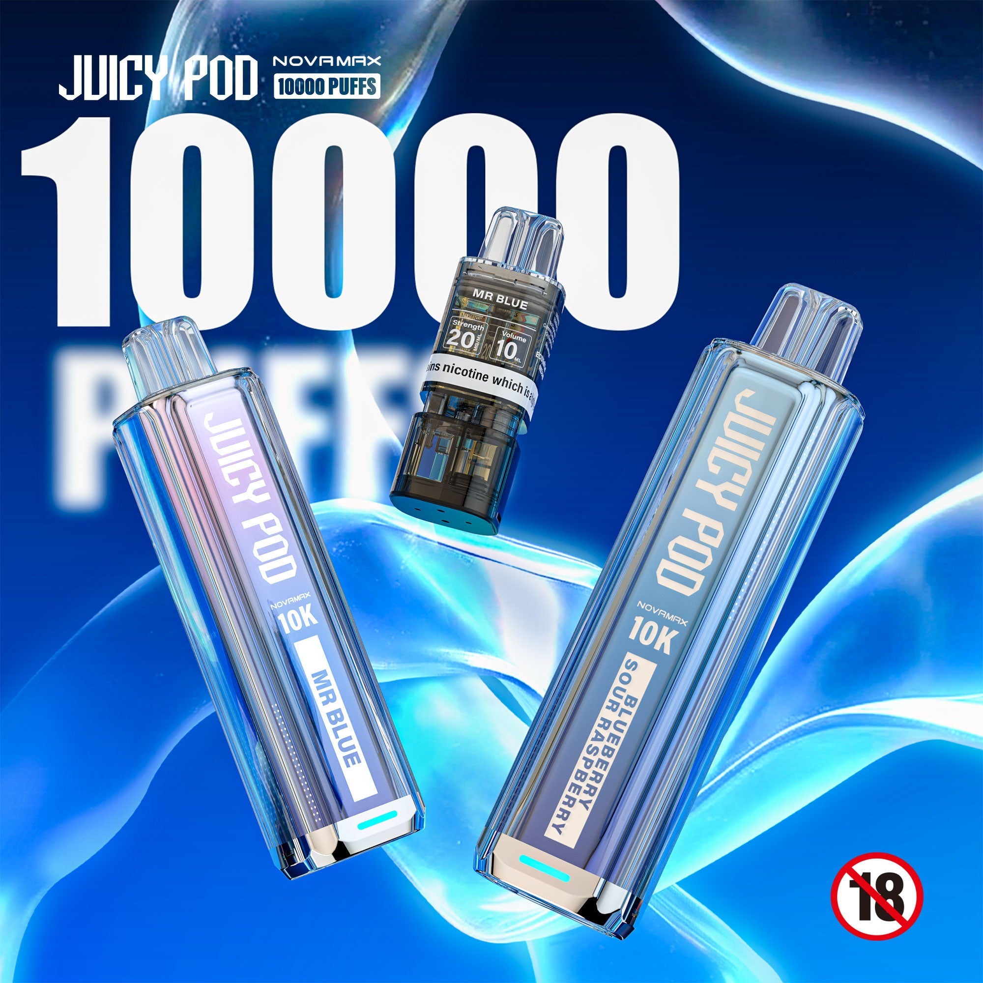 Juicy Pod Novamax 10K Prefilled Pod Kit