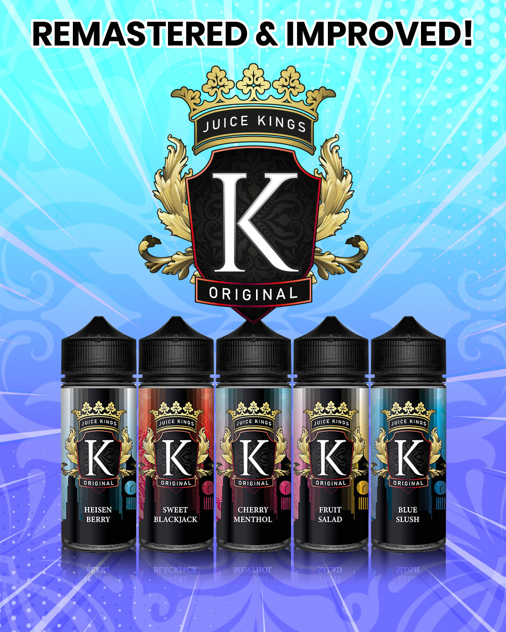 Juice Kings 120ml Shortfill E-liquids | Original Range