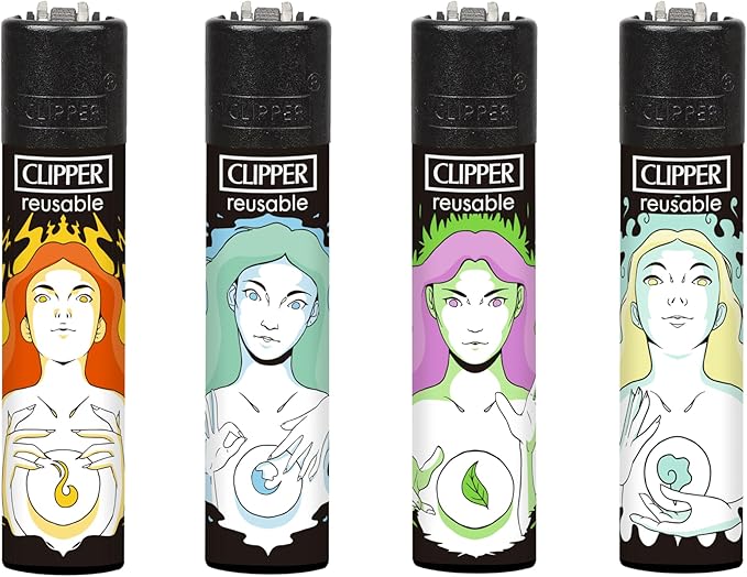 Clipper Lighters 40PK -   Elements 3a