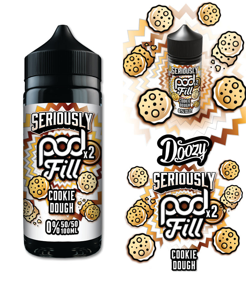 Seriously Pod Fill X2 by Doozy 120ml 50/50 E-Liquid Shortfill E-liquids