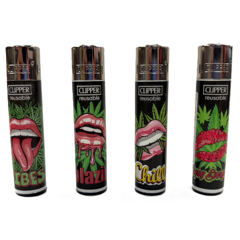 Clipper Lighter 48-Pack - Weed Vibes