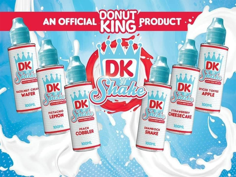 Donut King Shakes Range 120ml Shortfill E-liquids
