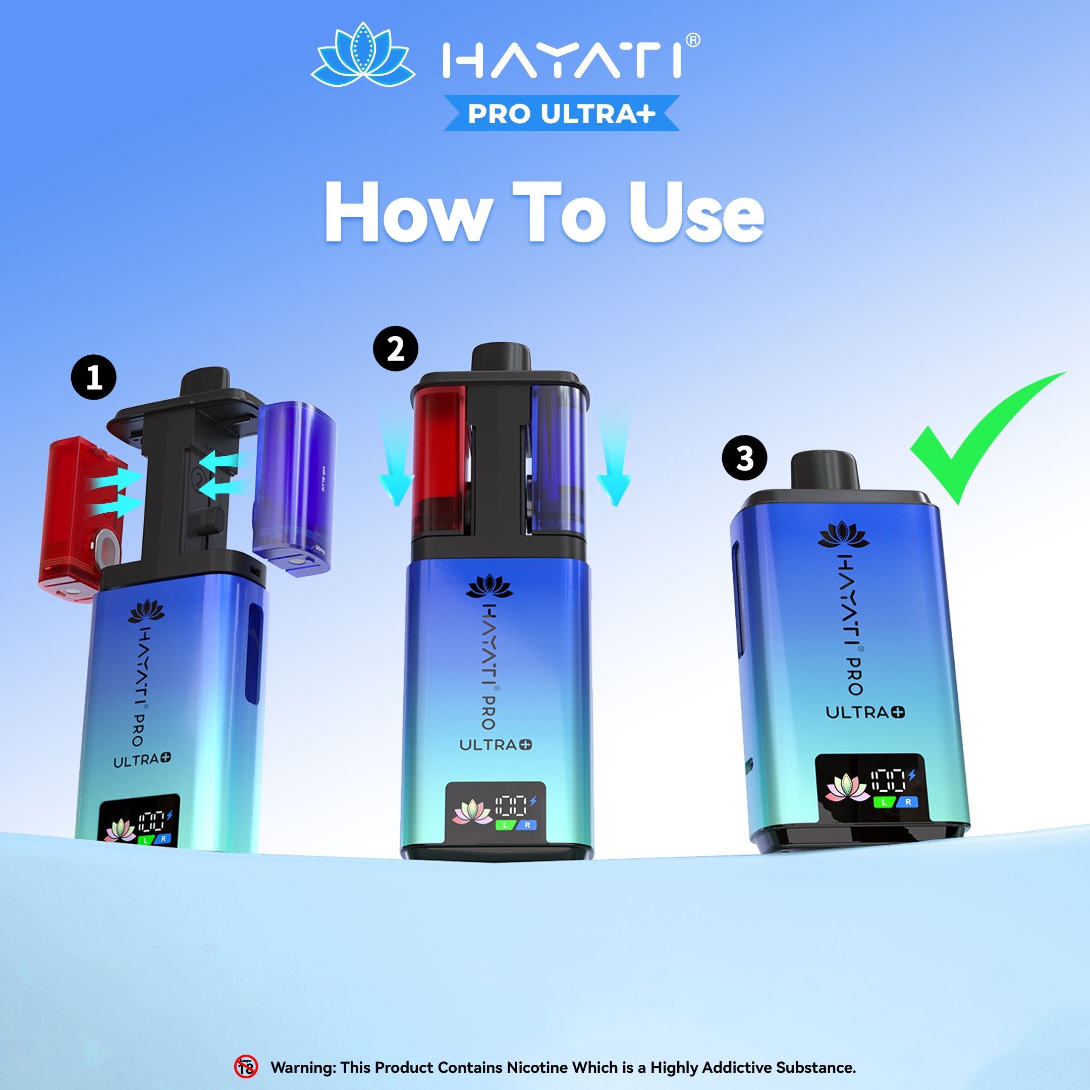 Hayati Pro Ultra Plus 25K Prefilled Vape Kit