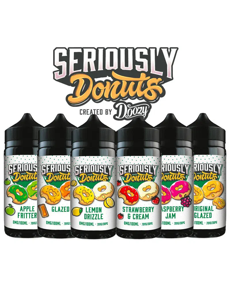 Seriously Donut 100ml Shortfills Eliquid By Doozy Vape