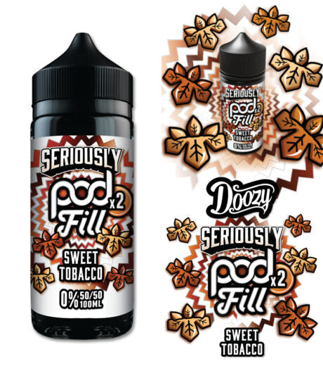 Seriously Pod Fill X2 by Doozy 120ml 50/50 E-Liquid Shortfill E-liquids