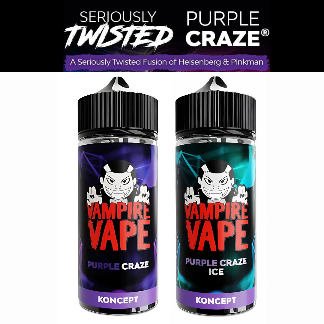 Purple Craze Koncept by Vampire Vape 100ml 70/30 VG/PG E-Liquid Shortfill E-liquids