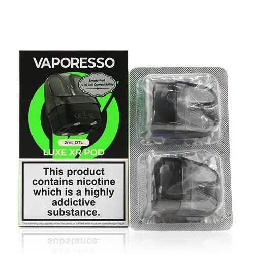 Vaporesso Luxe XR Empty Replacement Pods | DTL Version | 5ml 2pcs/pack