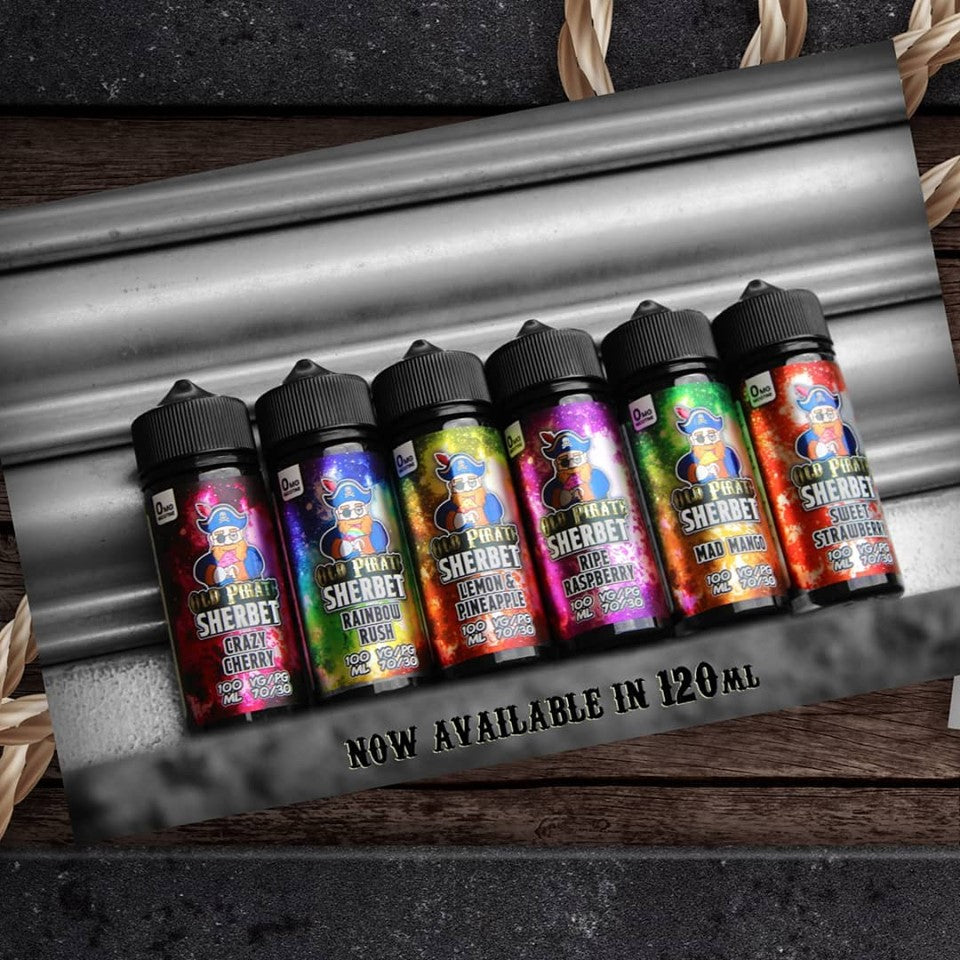 Old Pirate E-Liquid 120ML Shortfill E-liquids - Sherbet Series