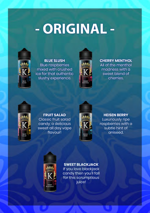 Juice Kings 120ml Shortfill E-liquids | Original Range