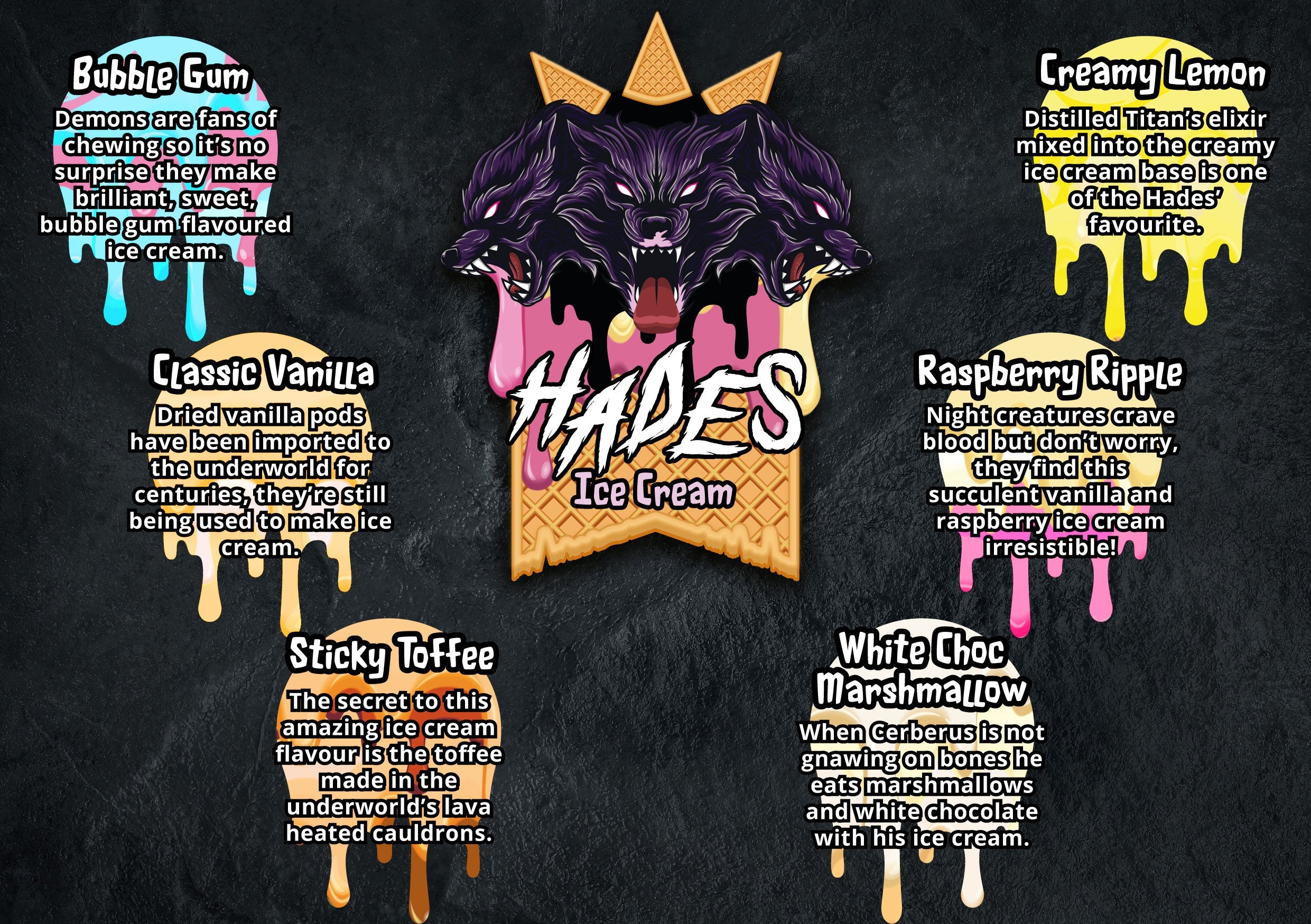 Hades E Liquid 120ml Shortfill E-liquids | Icecream Range