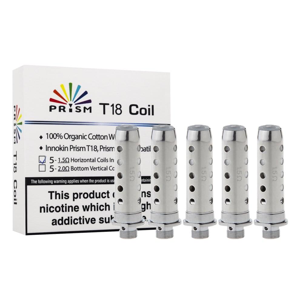 INNOKIN 1.5 ohm Endura T18 / T22 Coils For Innokin Prism Tank - Pack of 5