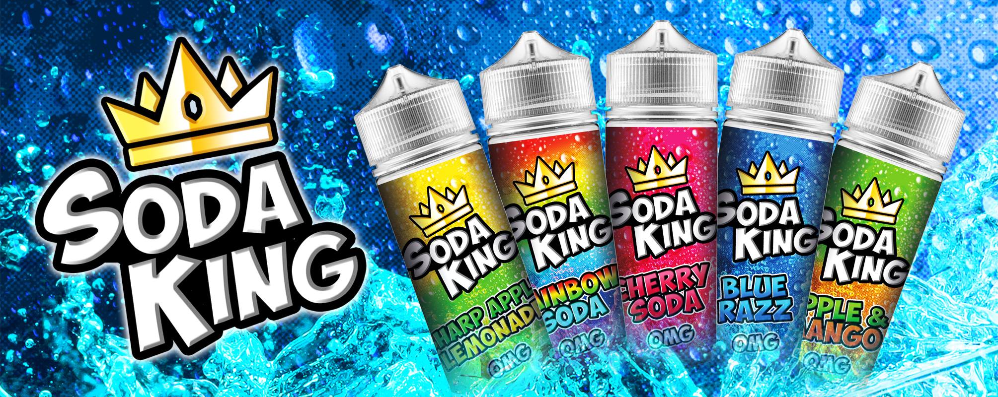 Soda King E Liquid 120ml Shortfill E-liquids