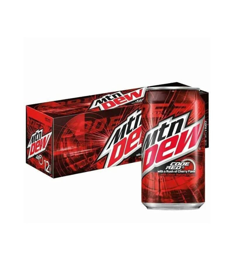Mountain Dew Code Red 12 x 330ml Pack