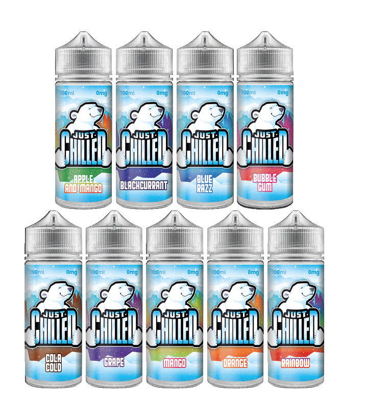 Just Chilled E Liquid Range 120ml Shortfill E-liquids