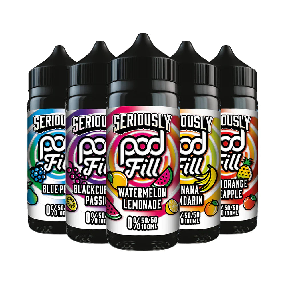 Seriously Pod Fill by Doozy 120ml 50/50 E-Liquid Shortfill E-liquids