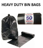 Heavy Duty Bin Bags 50s Box (10-Pack)