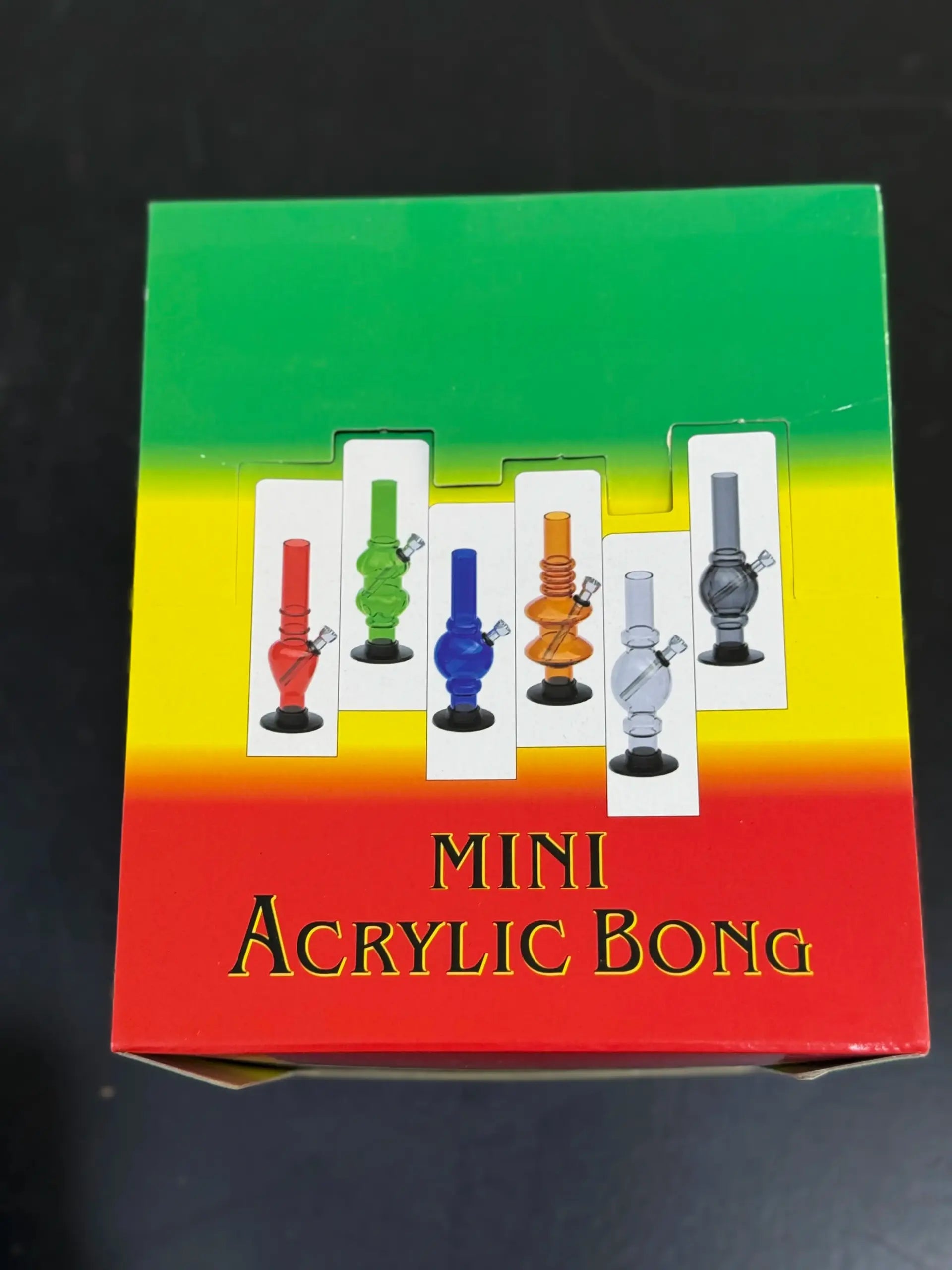Mini Acrylic Bong Colored Box