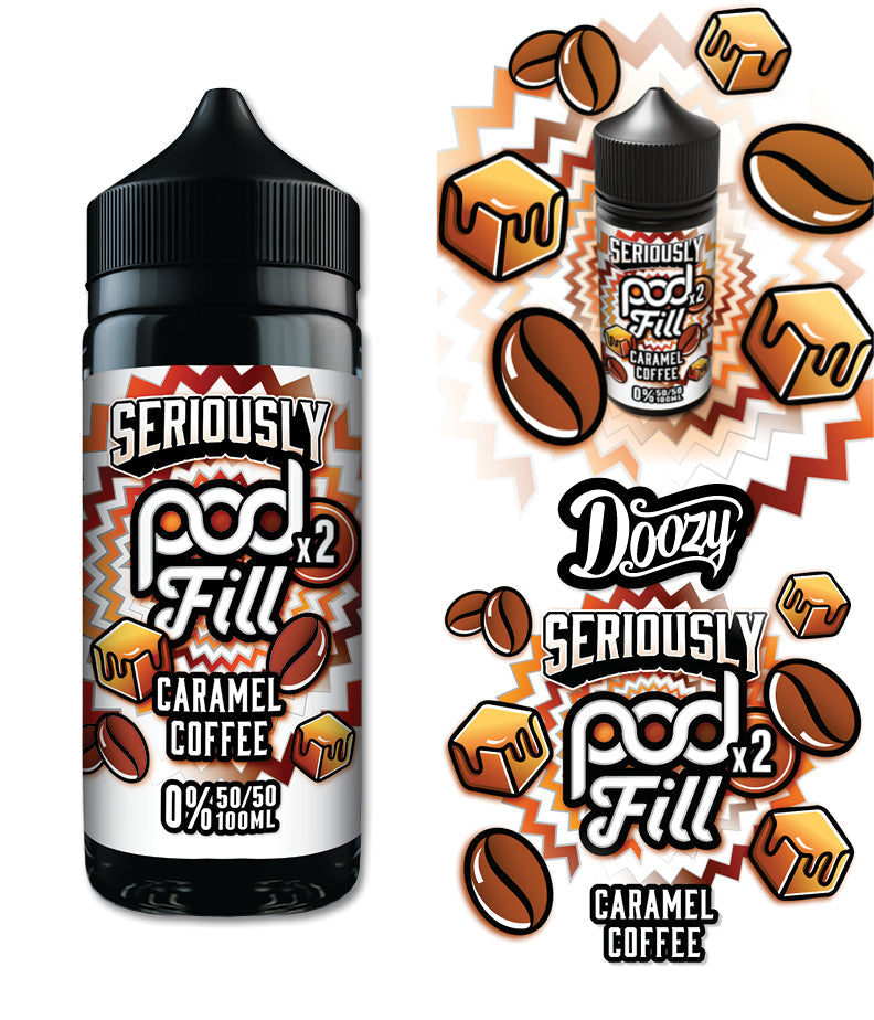 Seriously Pod Fill X2 by Doozy 120ml 50/50 E-Liquid Shortfill E-liquids