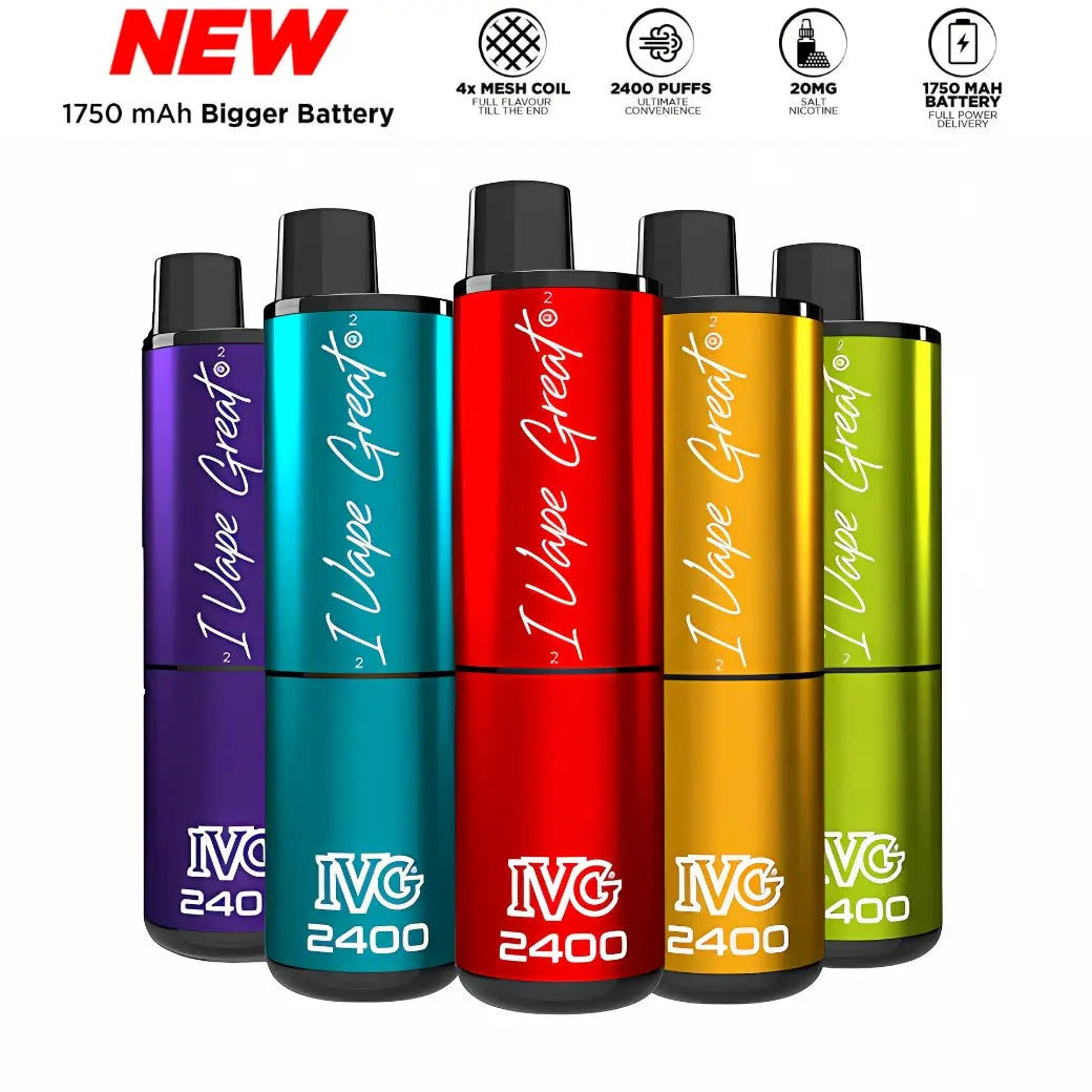 IVG 2400 4-in-1 Rechargeable Kit UKVK Wholesale IVG 2400 4-in-1 Rechargeable Kit UKVK Wholesale