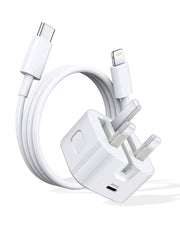 Type-C Charging Set 20W | Plug + Cable for iPhone 8 to 14