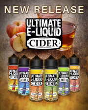 Ultimate E Liquid Cider Range 120ml Shortfill E-liquids