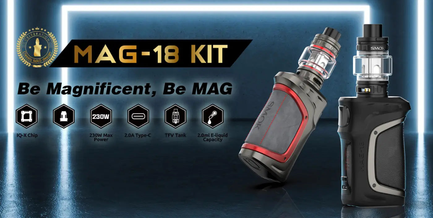 Smok Mag 18 Kit 230W with TFV-Mini V2 Tank