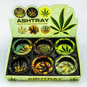 Glass Ashtray - Weed War (6-Pack)