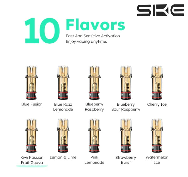 SKE Crystal PLUS Prefilled Pods | 20mg 2pcs/pack