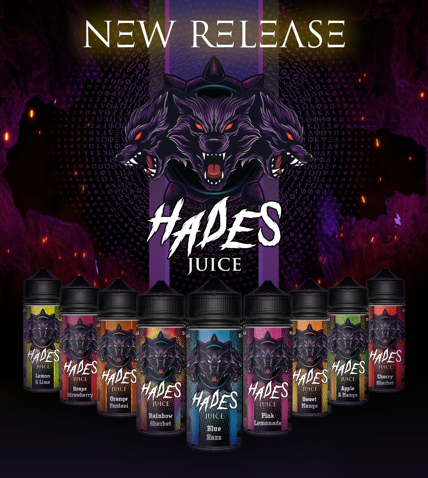 Hades E Liquid Range 120ml Shortfill E-liquids