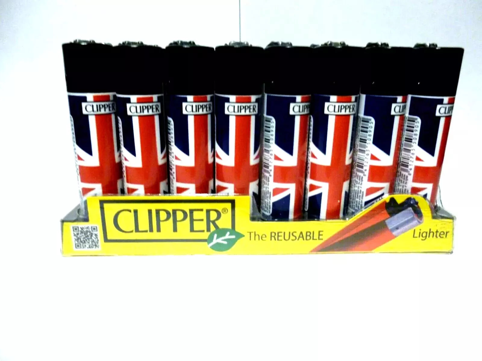 Clipper Lighters 48PK   Union Jack