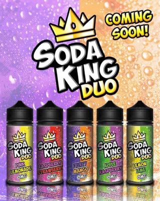 Soda King E Liquid 120ml Shortfill E-liquids
