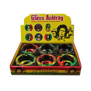 Glass Ashtray With Rubber - Bob's (6-Pack)