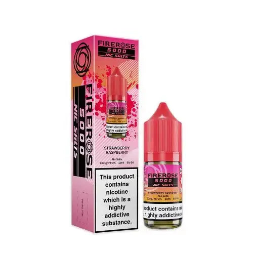 Elux Firerose 5000 Nic Salts 10ml - 20MG - Strawberry Raspberry image