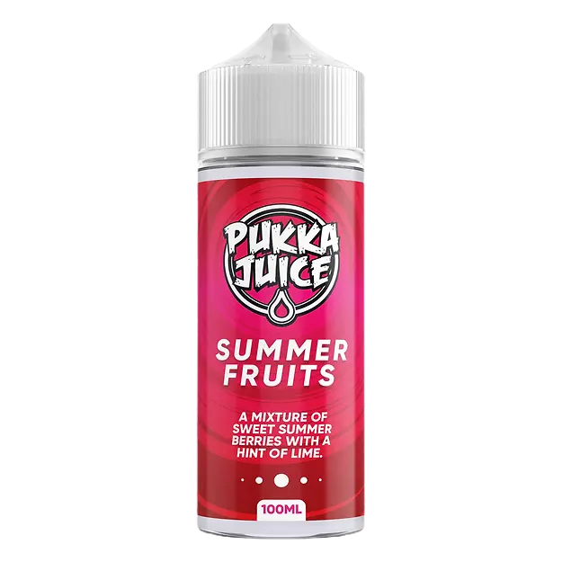 Pukka Juice 100ml E-Liquid Shortfill 70/30 VG/PG - Summer Fruits image