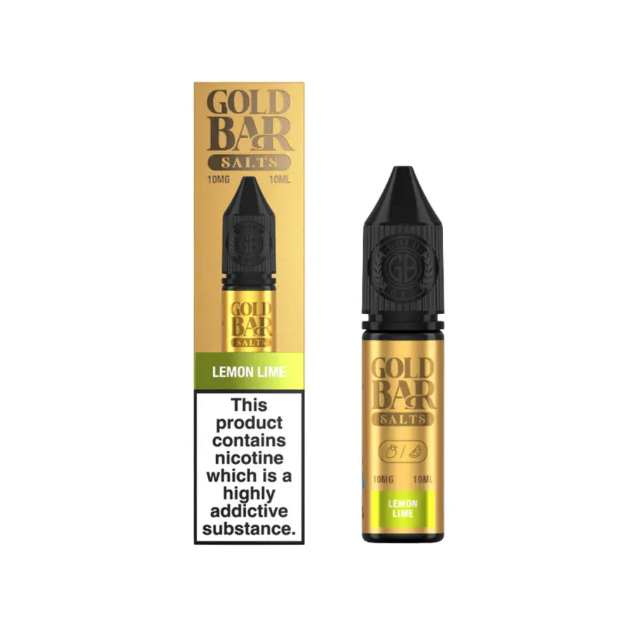 Gold Bar Nic Salts 10ml - 10mg