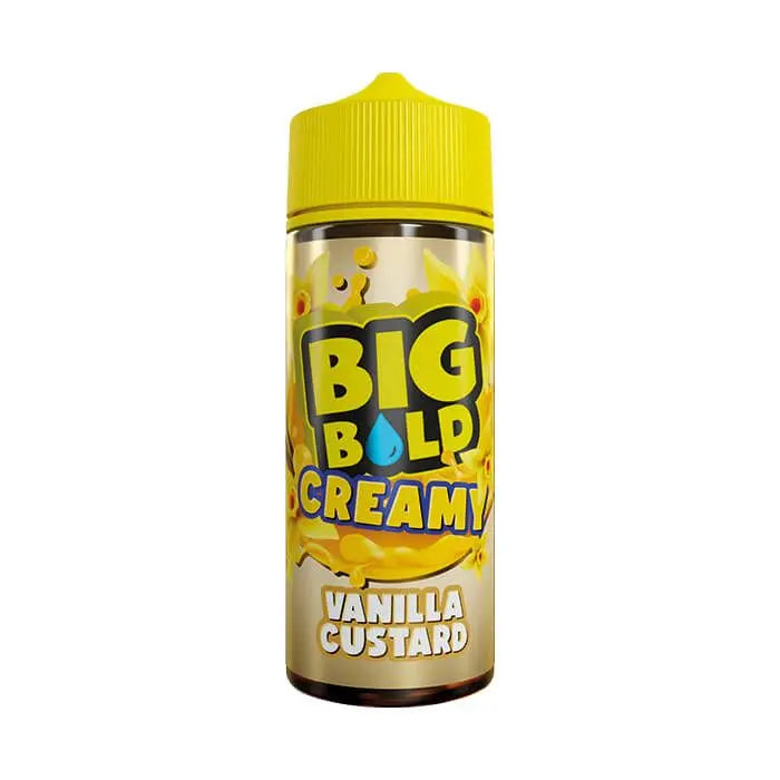Big Bold 100ml E-Liquid Shortfill 70/30 VG/PG - Creamy - Vanilla Custard image