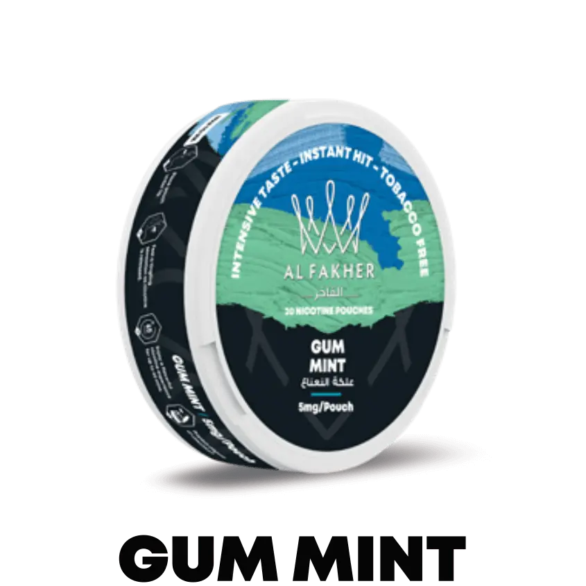 Al Fakher (UAE) Nicotine Pouch 20mg 20pcs/pack - Gum Mint image