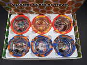 Glass Ashtray With Rubber - Backwoods (6-Pack)
