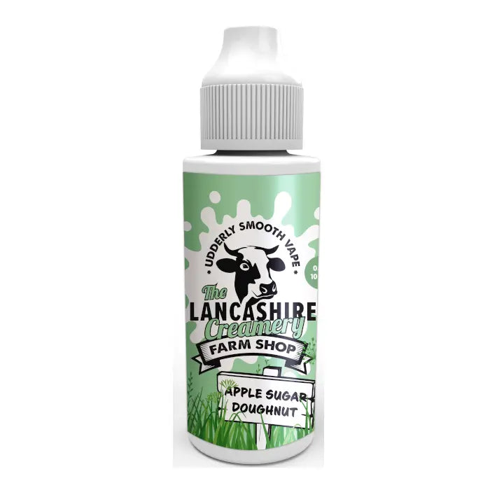 Lancashire Creamery 100ml 70/30 VG/PG E-Liquid Shortfill - Apple Sugar Doughnut image