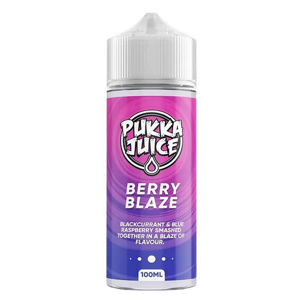Pukka Juice 100ml E-Liquid Shortfill 70/30 VG/PG - Berry Blaze image