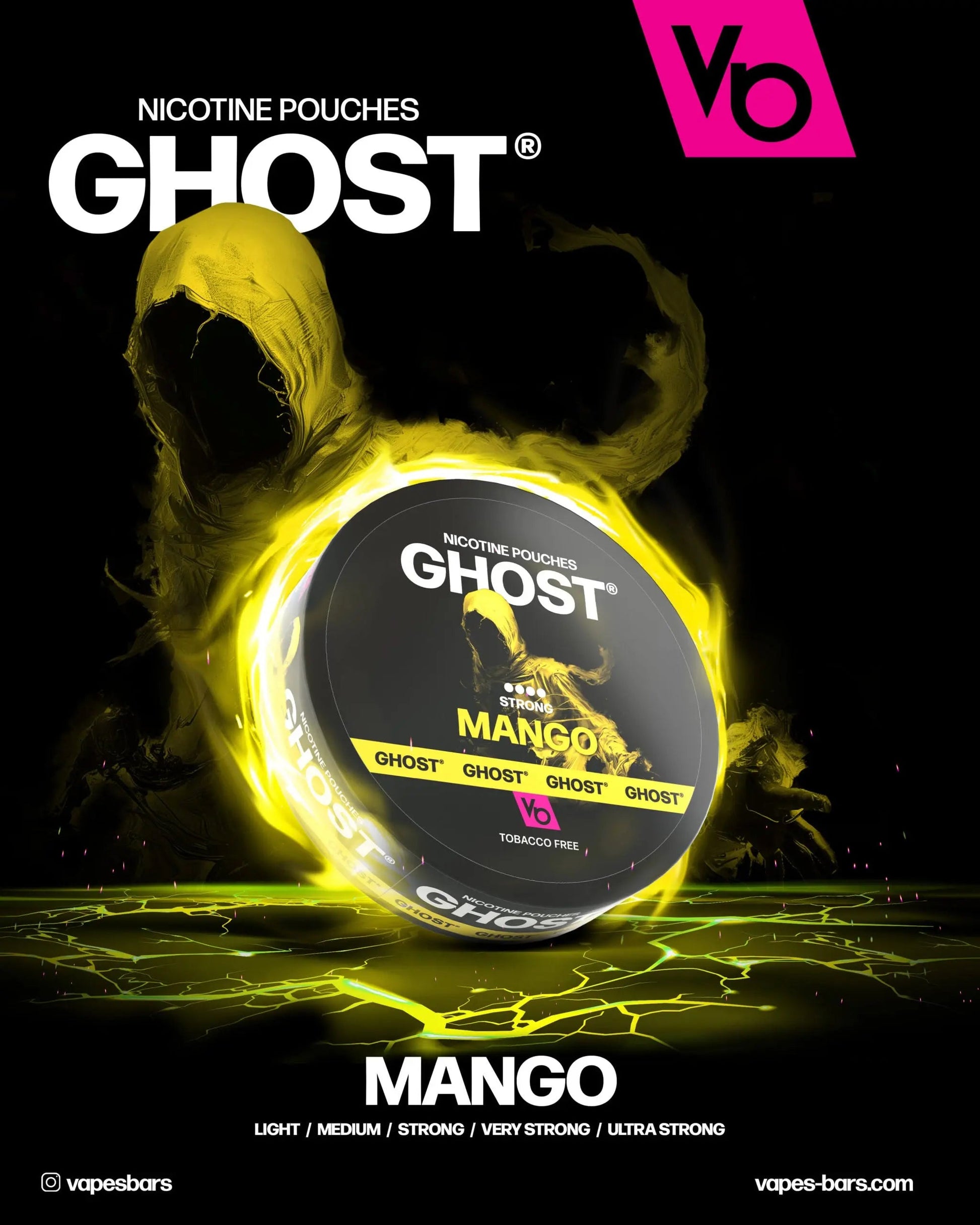 GHOST Nicotine Pouches 25MG (Strong) 20pcs/pack image 6