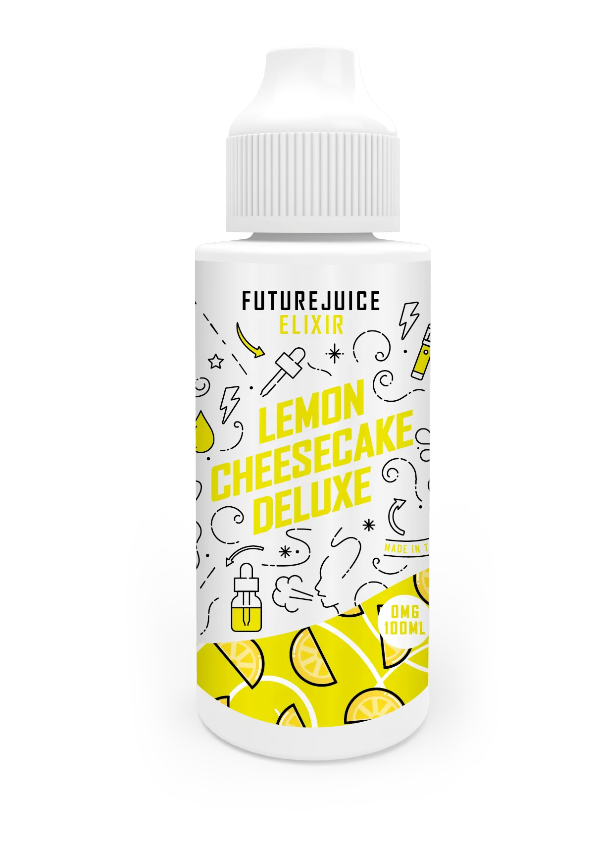 Future Juice Elixir 100ml 70/30 VG/PG E-Liquid Shortfill - Lemon Cheesecake Deluxe image