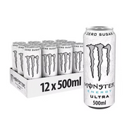 Monster Energy Drink White UItra 500ml 12Pk