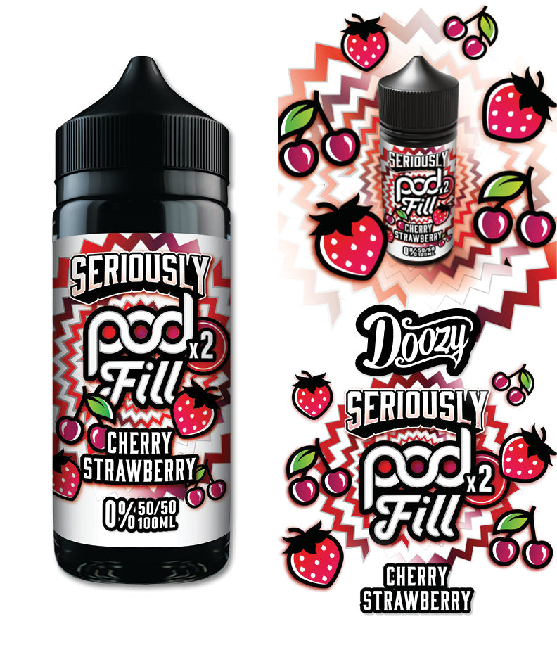 Seriously Pod Fill X2 by Doozy 120ml 50/50 E-Liquid Shortfill E-liquids