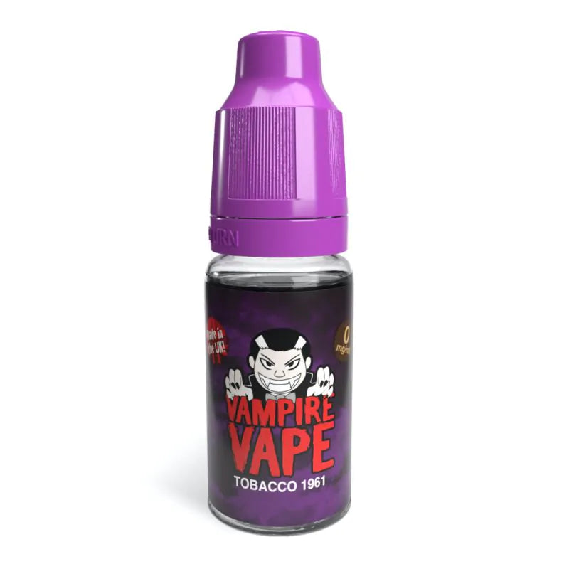 Vampire Vapes 10ml | 3MG | 50VG/50PG | 70+ Flavors - Tobacco 1961 image