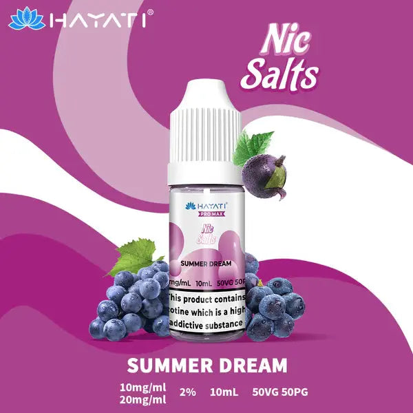Hayati Pro Max Nic Salts 10ml - 20MG - Summer Dream image