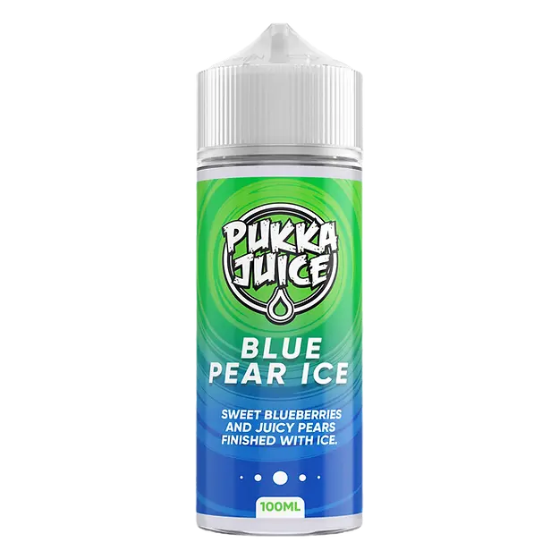 Pukka Juice 100ml E-Liquid Shortfill 70/30 VG/PG - Blue Pear Ice image