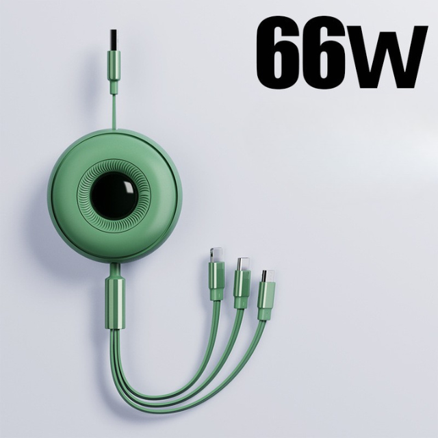 Universal 3-in-1 Retractable Charging Cable