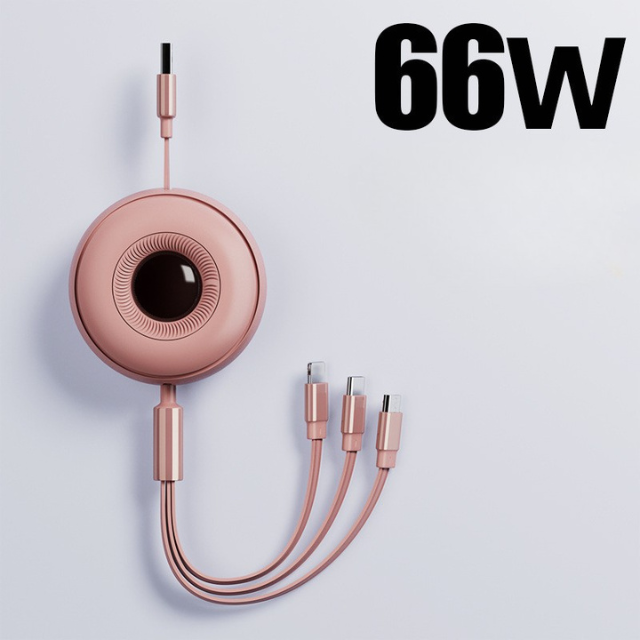 Universal 3-in-1 Retractable Charging Cable